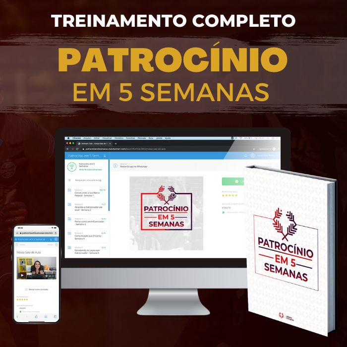 Patrocínio em 5 Semanas